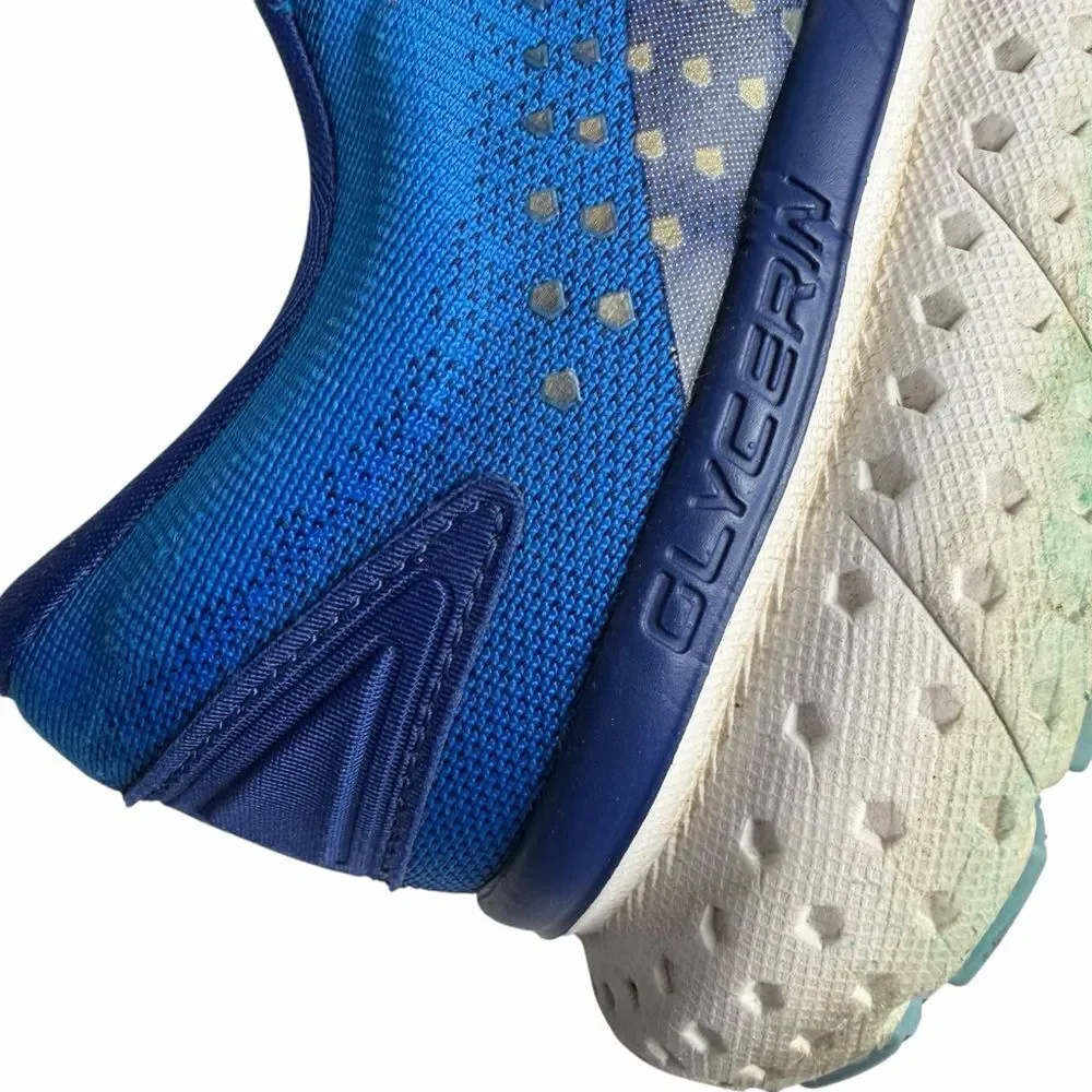 BROOKS Mens Sneakers Glycerin 18 Blue Running Shoes size 8.5